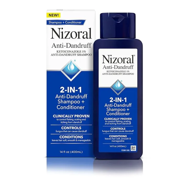 Nizoral 2-IN-1 Anti-Dandruff Shampoo & Conditioner with 1% Ketoconazole 1