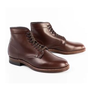 Alden 45770H Plain Toe Boot (Brown Calfskin)