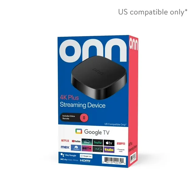 Onn Google TV 4K Plus Streaming Device