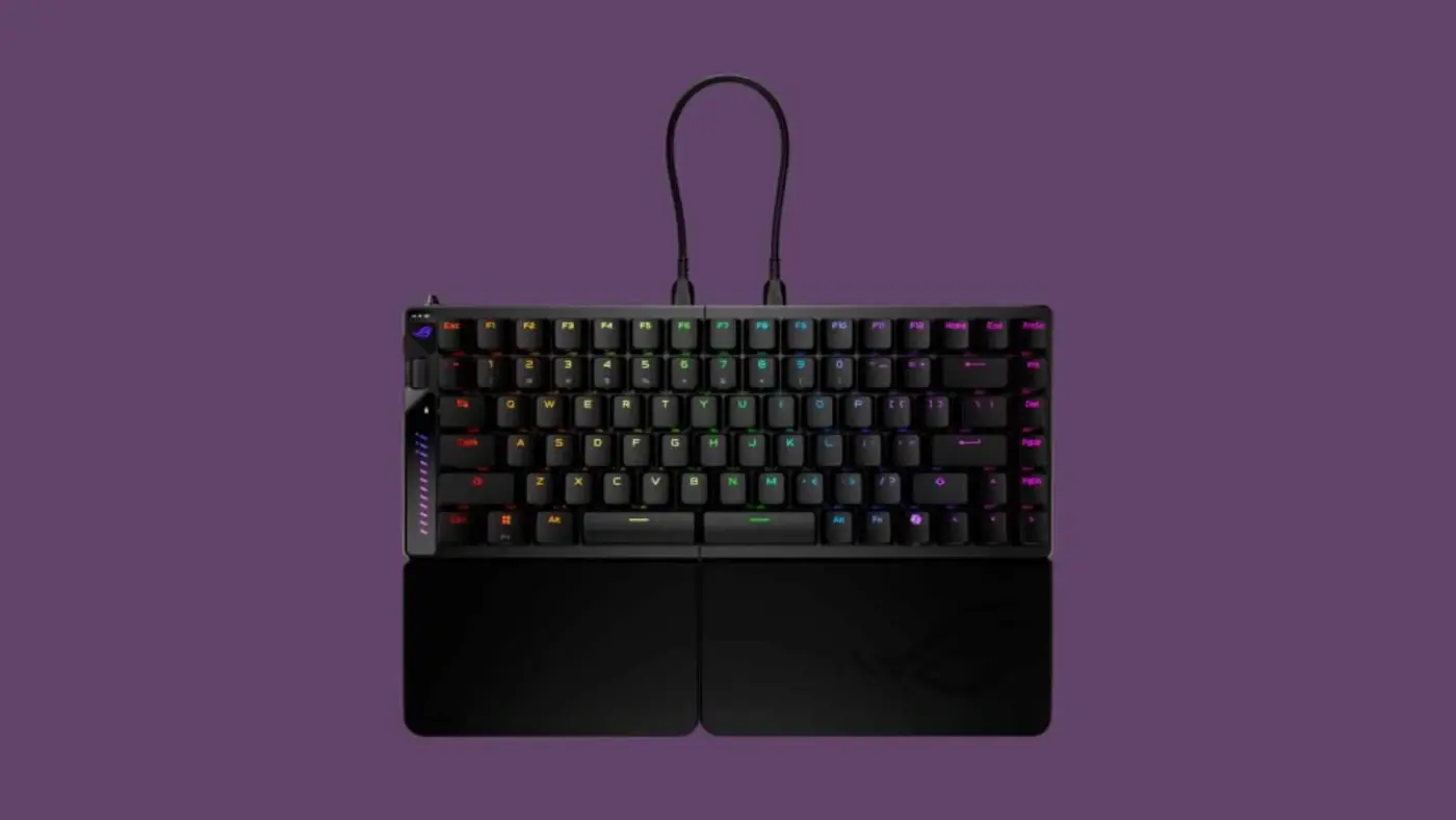 結合 Hall Effect 與無線技術的新世代電競鍵盤，Asus ROG Falcata 全新登場 1