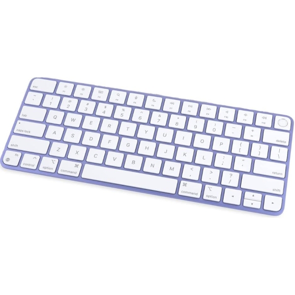Apple Magic Keyboard with Touch ID for Mac Models with Apple Silicon (QWERTY English) Purple (Renewed) 1