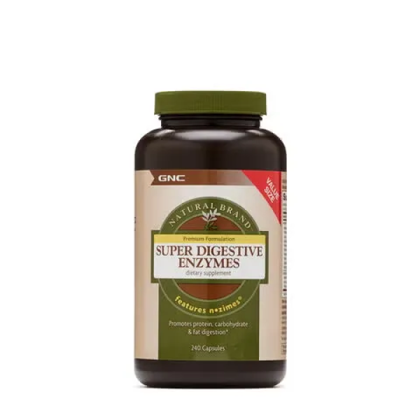 GNC Natural Brand Super Digestive Enzymes - 240 Capsules 3商品 1