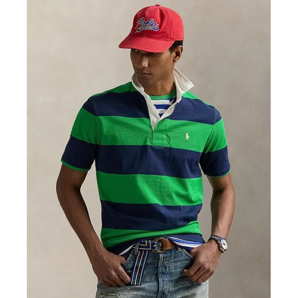 Polo Ralph Lauren Men's Classic-Fit Short-Sleeve Rugby Shirt 3商品 1
