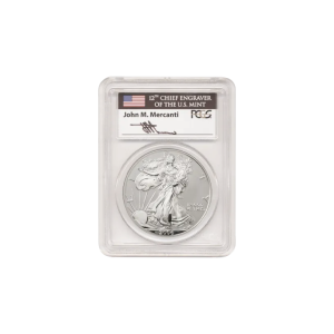 2006-P $1 Silver Eagle 20th Anniversary Reverse Proof PCGS PR70