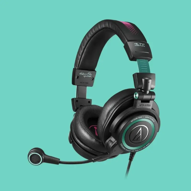 Audio-Technica x 初音未來｜ATH-M50xSTS-USB MIKU 新品上市 NT$8620 13