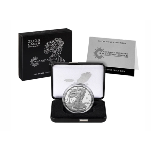2025 Laser Engraved American Eagle One Ounce Silver Proof Coin